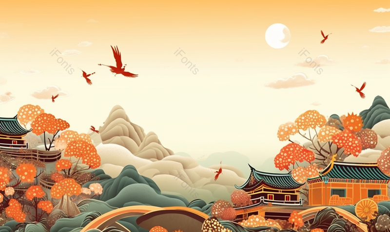 传统古典风格中国风背景国潮插画背景,插画/手绘图,插画/手绘图库,插画/手绘图下载,插画/手绘